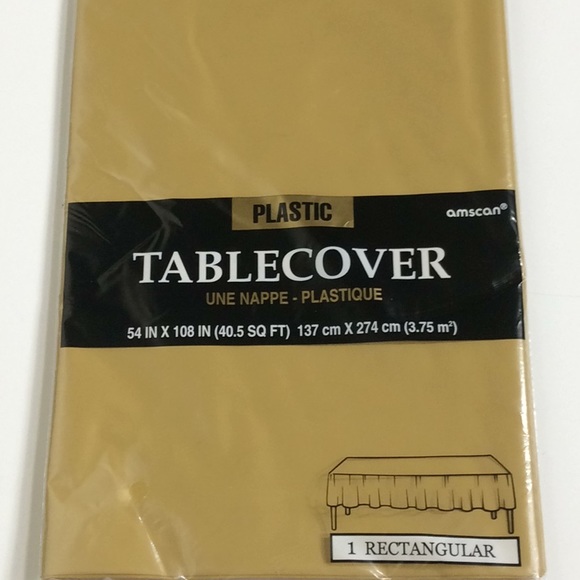 Ten Plastic Table Covers - Picture 3 of 4
